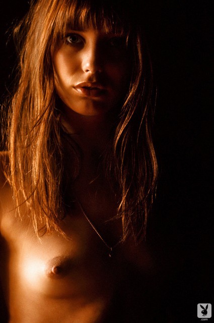 Brunette teen with small tits looks delicious